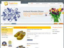 Tablet Screenshot of cloggieshop.com